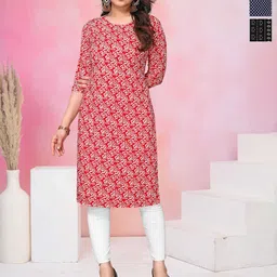 KETAKI FASHION Women Pack of 3 Floral Printed Daily Straight Kurtas-picture-32