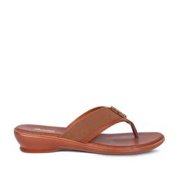Bata Women's Brown Thong Wedges-image-62