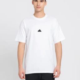 Adidas Grey Regular Fit Sports T-Shirt-image-47