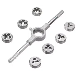 Generic Metric Tap Wrench And Die Set M3-M12 Nut Bolt Alloy Metal Hand Tools (Pack of 8 Pcs)-picture-5