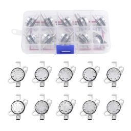 KSD301 Thermostat 40-100°C(104-212°F) Temperature Thermal Control Switch 40 45 50 55 60 65 70 80 90 100°C Normally Open Assortment Kit Thermostat Assortment Kit - RS2806KSD301 Thermostat 40-100°C(104-212°F) Temperature Thermal Control Switch 40 45 50 55 60 65 70 80 90 100°C Normally Open Assortment Kit Thermostat Assortment Kit - RS2806 image 2