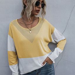 StyleCast Women Colourblocked Round Neck Pullover-picture-12