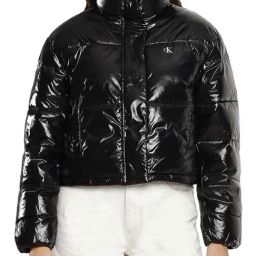 Calvin Klein Black Quilted Regular Fit Puffer Jacket-image-1