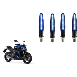 Cartronics Pencil Type Blue LED Indicator for Suzuki GSX S1000(Pack of 4 Pcs)-25