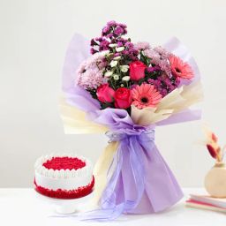 Velvet Indulgence And Blooming Elegance Combo-image-56