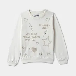 R&B Girls Printed Round Neck Sweatshirt-picture-44