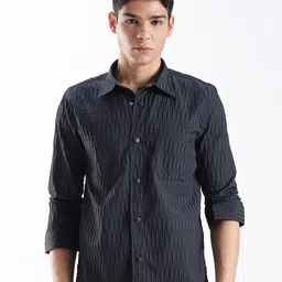 NEVER NEUD Men Classic Regular Slim Fit EBCO Casual Shackets Shirt-image-37