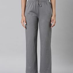 TWIN BIRDS Mid-Rise Relaxed Fit Trousers-image-40