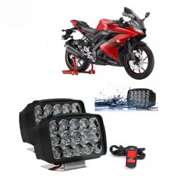 Cartronics 15  LED Fog Light With On/Off Switch  for Yamaha YZF R15 V3.0 White (Set of 2 Pcs)-6