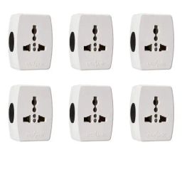 EcoLink Multipin Socket 6A - Pack of 6 (White)-image-1