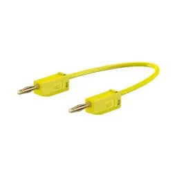 Staubli TEST LEAD, 2MM BANANA PLUG, 10A, 500MM, 28.0039-050-24-34