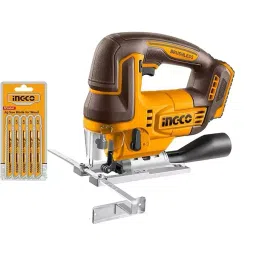 Ingco Cordless Jig Saw 2400 RPM and 8 mm Metal Cutting Capacity, CJSLI1008-image-88