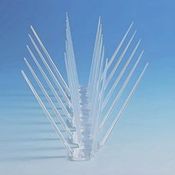 SPIKEBAZAAR Bird Spikes (Pack of 10) Spikes for Bird & Pigeon, Polycarbonate Bird/Pigeon Control Spikes, Bird Spikes, Pigeon Problem Solutions image 2