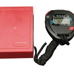 ai Stopwatch 1/100 Sec./Racer Stopwatch with Alarm Handheld/Calendar,Day,Date,Month Display/Digital LCD Stopwatch Chronograph Timer Counter Sports Alarm/LCD Digital Professional Stop Watch (Black) image 4