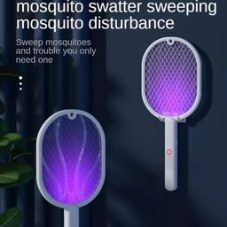 SAMA ENTERPRISES Mosquito Killer Racket Rechargeable Handheld Racket Bat with UV Light Lamp Racket USB Charging Base, Electric Insect Killer... image 5