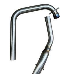 Acube Mart full Bend Pipe Link Exhaust Pipe for pulsar 150/180/220 Bend Pipe from header BP-09 image 2