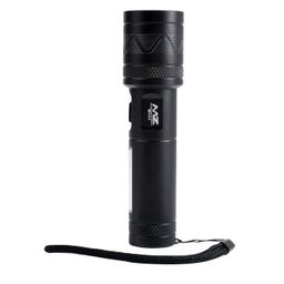 MZ M034 (Rechargeable LED Metal Torch) Zoomable with 3 Modes Flashlight, Super Bright 80W LED Light with 1200mAh Battery image 2