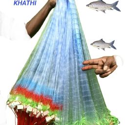 purkait fish net PURKAIT Fishnet 2 Finger 45mm GILLNET MUD Sinker, Height 4F, UP Lenght 48F, Down Lenght 80F Fishing Net(MALAI SUTO) image 3