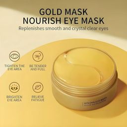 Onishomes Under Eye Patches Remove Dark Circles Moisturizing Eye Mask | Comes With Pack Of 60 Cooling Pads | Hydrogel Eye Patch Mask with Collagen for Relaxing Eyes, Reducing Puffiness & Wrinkles image 3