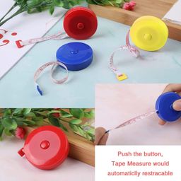 outdoors DDSS Retractable Tape Measure Key Chain 1.5M/60in Measuring Tape : (Random Color) image 2