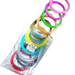 kammateswara 3D Pen Filaments PLA Material Filament (1.75mm Thick) 5 Meter Each (Set of 10) image 4
