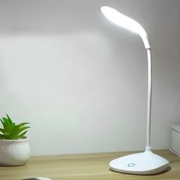 QURACK Wireless Desk Lamp for Study, Laptop & Work with 3 Level Brightness LED Light | Touch Control Eye Care Night Light, Portable Reading Eye Soft Lamp Light image 1