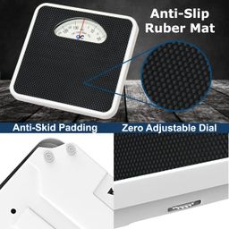 GVC Large Surface Iron Analog Weighing Scale (Black), 2 Kilograms image 3