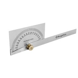 ad international Finder 0-180 Degrees,10 cm Woodworking Ruler, Angle Measure Tool, Angle Finder Ruler, Craftsman Angle Measure Tool ((Square Head Protractor)) image 1