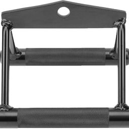 ZEBB Rowing Handle Bar (Black) | V-Shaped Rowing Handle | Gym Machine Cable Attachment image 3