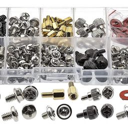 179 Pcs Assorted Screw Kit For PC Computer Screw, Standoffs, Screws for Hard Drive, Computer Case, Motherboard, Fan Power Graphics image 2