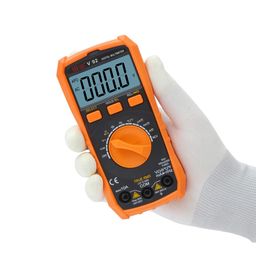 VAR TECH Digital multimeter Auto ranging V 92 True RMS, 6000 Counts, 600 V AC DC 10 A AC DC, Resistance Frequency Continuity Capacitance Temperature tests with NCV and Overload protection image 2
