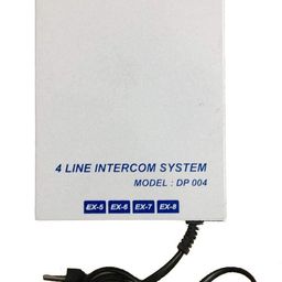 Navkar Systems Diplomat 004 (4 Line) EPABX System for 4 Line Intercommunication(Wiring Required from All Extensions to System). image 1