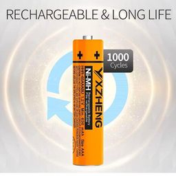 MICROUSB Compatible with Panasonic AAA 1.2V 630mah NiMH Rechargeable Battery for Small Electronic Devices(Pack of 2) image 3