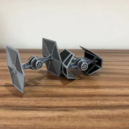 3D Craft Lord Darth Vader TIE Advanced X1 Model Kit Parts, Plastic Scale Model Sprue,Multicolor image 5