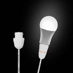 generic Bulb Holder B 22 Socket with Flexible Wire & Adaptor Plug for Multipurpose Use Experiments,Parties,Festive Decorations,Diwali,Christmas,etc Lightingkart.com (2 Meter) image 2