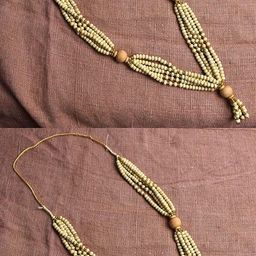 Ethnic Karigari Mala Garland For Photo Frames And Gods Idols (2, Chandan B) - 40 Cm image 2