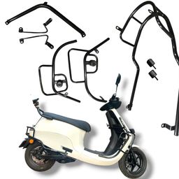 TARAN AUTO ACCESSORIES Ola accessories set for S1 PRO GEN 2, S1 AIR & S1 X+ FRONT AND REAR CRASH GUARD WITH FRAME SLIDER (CRASH GUARD, OLA GEN 2, GEN 3) image 1