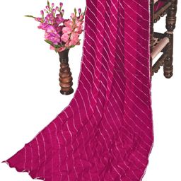 cloric fashion Chiffon Laheriya Printed Dupatta – Soft & Lightweight image 1