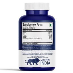 fitnessveda Digestive Enzyme Capsules | For Better Digestive Function, Healthy Gut, & Health Management for both Men & Women… image 2
