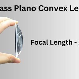 erh india 2 Pcs Plano Convex Lens Diameter-50 mm Focal Length-10 cm for Microscopes, Telescopes, Magnifying Glasses etc. image 2