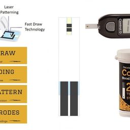Control D Test Strips, 25 Count (Black) for Control D Glucometer only image 2