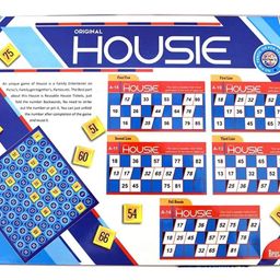 Ratna's Original Housie! with 48 Reusable Cards.(FOLD and Unfold) its Simple. image 1