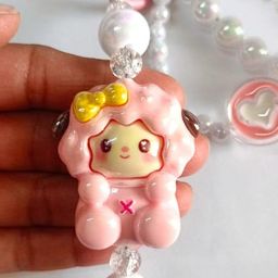Artistry craft- Mobile Phone string, Imported Beads Phone Charm/keychain and Lanyards For Phone,USB, Airpods & Keychains image 3