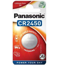 MICROUSB Compatible with Panasonic CR-2450 Lithium Coin Button Battery 3v - Suitable for Keyless-Entry Fobs Toys Freshly Packed(Pack of 1) image 1