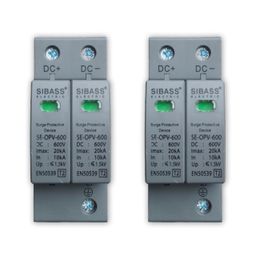 generic DC SPD 1 Phase 2 Pole (DP) SIBASS Surge Protective Device (Pack Of 2) image 1