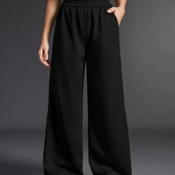 dockstreet Women's/Unisex ONESOPEN Bottom Drawstring Pure Cotton Stretchable Baggy Jogger Pants || for Similar Baggy Look Order a Size or Two Large Than Your Usual Size image 2