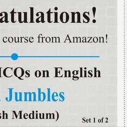 Practice Guru Selected MCQs on English - Para Jumbles Set 1 of 2 (Voucher) image 1