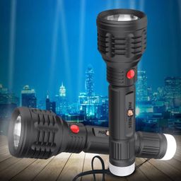 Pick Ur Needs LED Long Range Torch Light with Lithium Battery Mini Hand Search Light Home Emergency Torch image 2