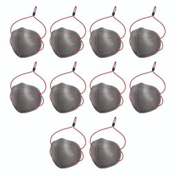 kalakunj Non-Woven Fabric Reusable Washable n95 Mask with Head loop for unisex(Grey) image 1