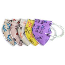 c-cure C-Cure® Non Woven Kids N95 Face Mask With 4 Layer | Ear Loop Design | Added Extra Filter Layer | Protective Face Mask For Boys & Girls Up to 14 Years (Multicolour, Pack of 50) image 4